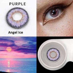 Angel Ice Purple Soft Contact Lenses