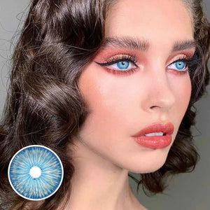 New York Blue Soft Contact Lenses