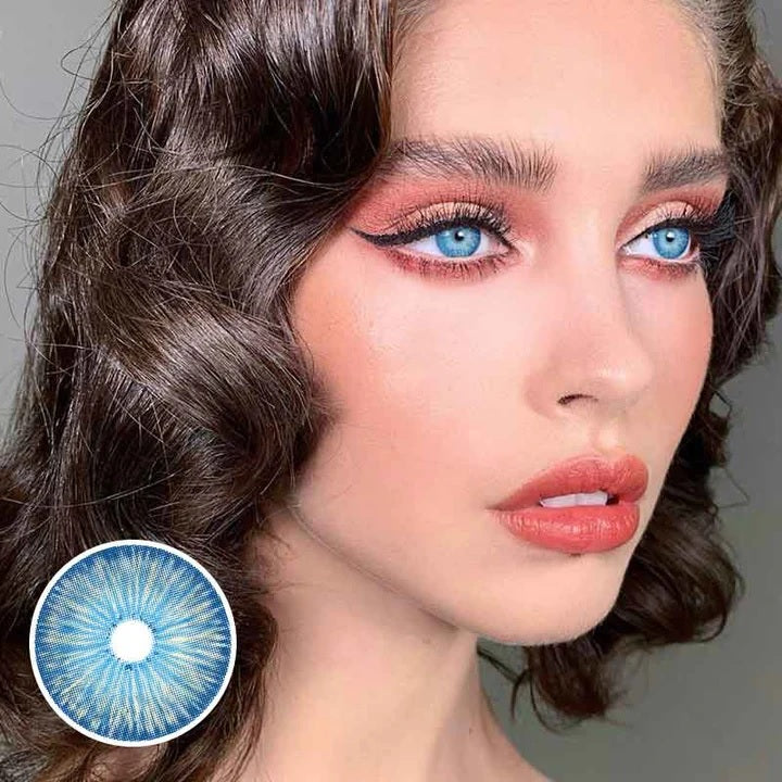 New York Blue Soft Contact Lenses
